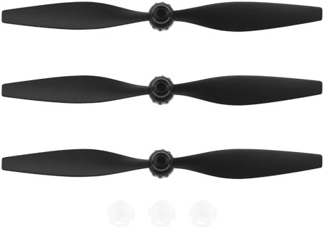 The Lord of the Tools 3 Sätze Ersatz-Flugzeugpropeller RC-Flugzeugfernbedienung Inklusive 3 Stück Flugzeugpropellerschoner Und 3 Stück Flugzeugadapter Kompatibel mit VOLANTEXRC F4U/T-28 Dem Flugzeug