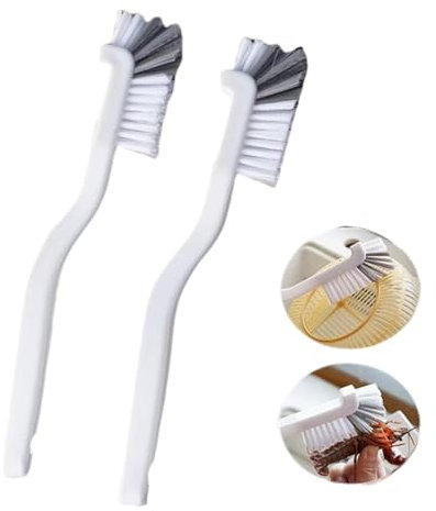 Figarge Packung mit 2 Tassenbürsten Küchenbürste Flaschenreiniger Bürste Bürsten mit langem gebogenem Stiel Eckreinigungsbürste Für die Küche Bad Wohnzimmer Reinigung