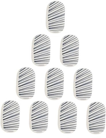 Cabilock 10stücke Essstäbchenhalter Aus Keramik Ständer Für Essstäbchen Tischzubehör Im Japanischen Stil Löffelablage Für Zuhause Haltbares Und Sicheres Design Perfekter Schutz Für