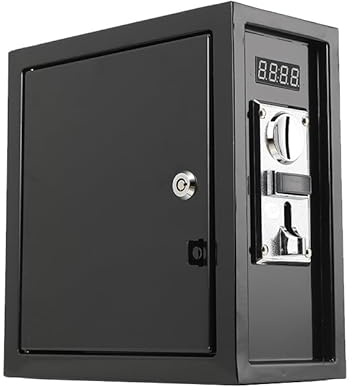 Münzbetriebener Münz-Timer-Steuerkasten-Netzteilkasten Münzzeitschaltuhr