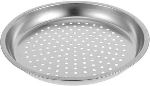 DECOMELODY Dampfgarer Topfeinsatz aus Edelstahl Dampfkorbeinsatz für Wok und Große Leicht zu Reinigen für Gemüse und Speisen Küche