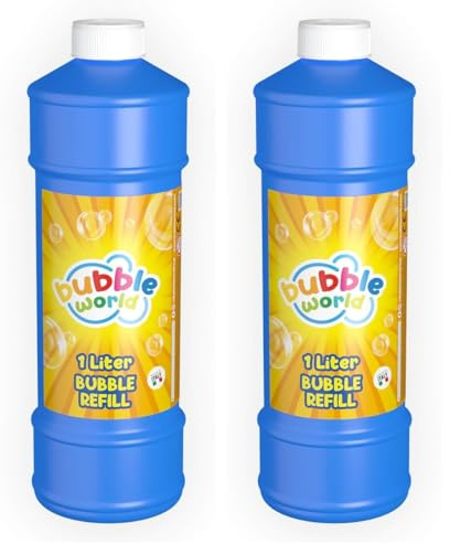 Bubble World Dulcop - 103.568500 - Liquide pour Bulles de Savon géantes 1 L (Lot de 2)