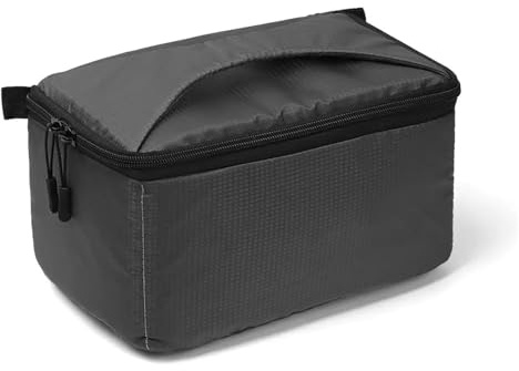 XIUsheUA Sacoche pour Appareil Photo 1 Housse de Protection rembourrée for Appareil Photo Reflex numérique Portable et étanche(Dark Grey)