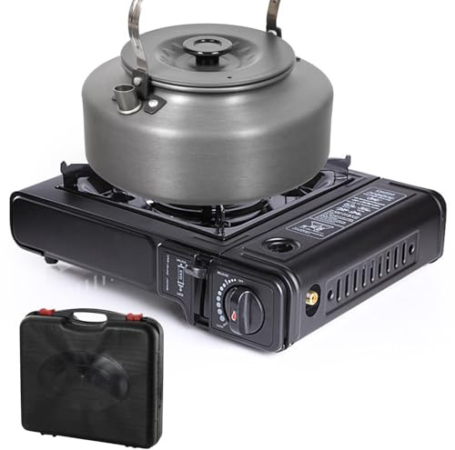 Forno da campeggio portatile – Forno compatto ultra leggero per esterni | Mini bruciatore di gas da viaggio, attrezzatura da picnic pieghevole per escursioni, borsa da campeggio, , viaggi