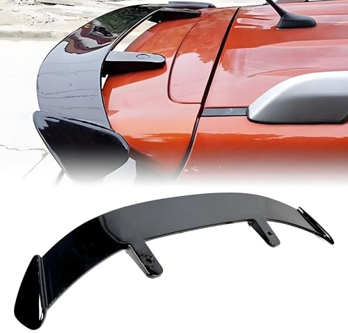 MUTUSAISI Universel aileron becquet Spoiler, pour La Plupart des de Coffre de Toit Hayon Arrière Accessoires (Noir Brillant)