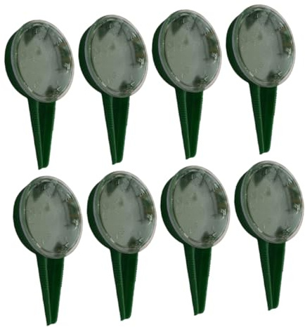 VICASKY 8pcs Handheld Garden Seeder Tool Seed Dispenser Adjustable Settings for Small to Large Seeds Sowing Spreader and Grass Dispenser for Lawn Garden Farm