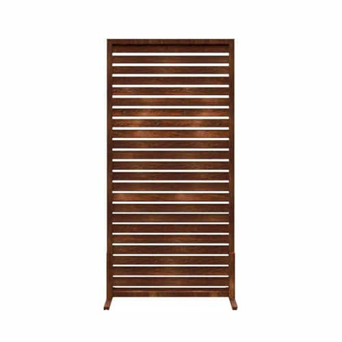 XTGDIEM Panneaux De Treillis Jardin en Bois, Panneaux Clôture D'intimité Décoratifs Autoportants for Patios, Jardins, Balcons Ou Arrière-Cours(Color-1,60x120cm)