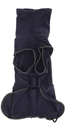 HPZIHUIT Hunde-Winterjacke, warm, verdickend, hochelastisch, bequem, Warmer Hundemantel für kaltes Wetter, Marineblau (L)