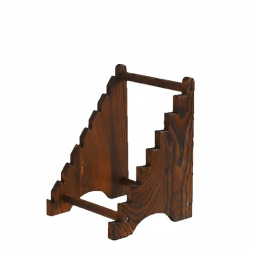 TAIZhiChen Porta Utensili da Taglio da Tavolo in Legno Multiuso, Ceppo Coltelli Vuoto Utensili Cucina, Montaggio senza Attrezzi per Piano Cucina