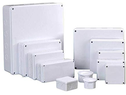 ABS-Abzweigdose, wasserdicht, ABS-Gehäuse, staubdicht, IP55-Stecker, Abzweigdose, Gehäuse, 100 x 100 x 70 mm
