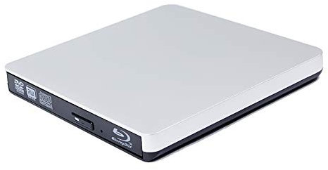External 6X BD-RE DL Blu-ray Burner 3D Blue-ray Movies DVD Players for HP Envy 17 17t 15 15t X360 17.3 15.6 Inch Touchscreen Laptop Notebook PC, USB 3.0 Pop-Up Portable Optical Drive Silver