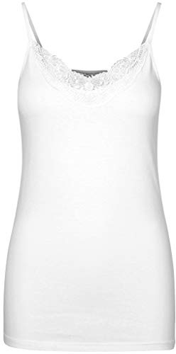 Vero Moda NOS Femme Vminge Singlet GA Noos Blouse Not Applicable, Bright White, M