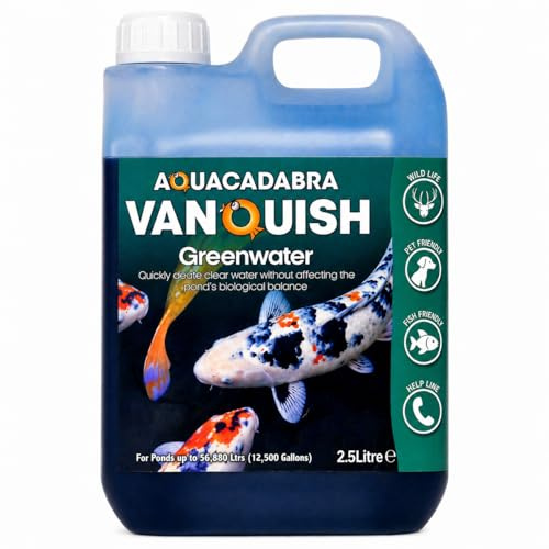 Aquacadabra Vanquish Greenwater Pond Algae Treatment Safe for Fish 2.5L