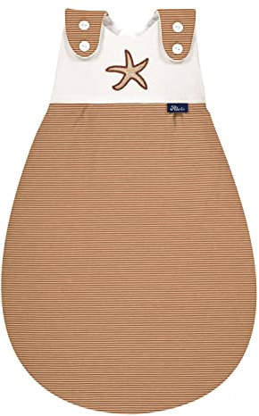Alvi Baby-Mäxchen Außensack Bio-Baumwolle Baby Schlafsack, 2.5 TOG, für Sommer und Winter, Ganzjahresschlafsack aus Baumwolle für Kleinkinder