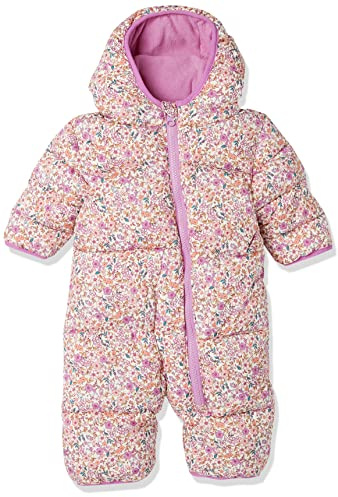 Amazon Essentials Tutina da Bambino Unisex, con bandierine e bandierine, Avorio Delicato Floreale, 12 Mesi