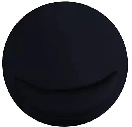 fxwtich Tappetino per mouse da scrivania, durevole, semplice, resistente all'usura, colore nero