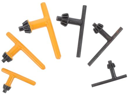 WOONEKY Bohrfutterschlüssel 6-teiliges Bohrfutterschlüssel-set Hochwertiges Material 10 Mm/13 Mm/16 Mm Einfache Spannwerkzeuge