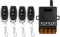 Cerhot Kit de interruptor y receptor de luz inalámbrico de alta potencia de 230V CA, 100m, 30A, interruptor de control remoto inalámbrico, interruptor inalámbrico para bomba de agua