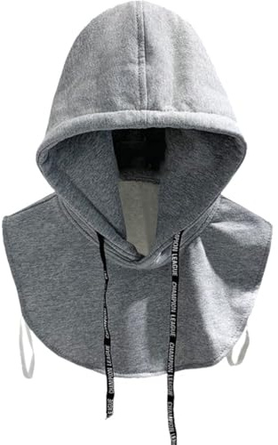 Vobumix Warmer Kapuzenschal, Sturmhaube, Totenkopfmütze, Damen-Mütze, Wintermütze, Winddicht, Kopfbedeckung für Erwachsene, Männer und Frauen
