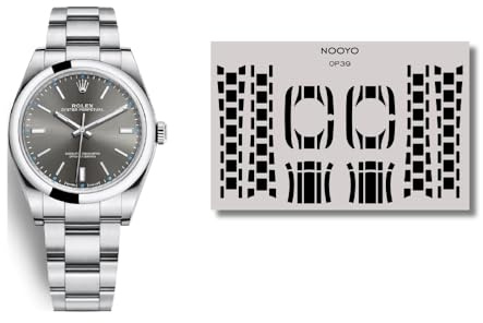 NOOYO Schutzfolie für Rolex Oyster Perpetual 39 Schutz für Gehäuse, Schließe und Armband