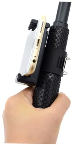 MUELODSIC Soporte Adaptador para Teléfono Móvil con Abrazadera Ajustable Montaje para Tripode y Selfie Stick Compatible con Diversos Dispositivos para y Actividades al Aire