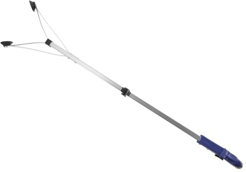 Mipcase Pince à Déchets Pliante Inoxydable avec Poignée Antidérapante Outil de Ramassage Réutilisable pour Maison et Extérieur pour Personnes Âgées et Récupération
