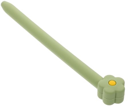 UTHCLO Stift 2 Silikon Schutzhülle Cartoon Motiv Grün rutschfeste Stiftkappe Schutzetui Kompatibel Stoßfestes Reiseetui für Tablette Touchpen