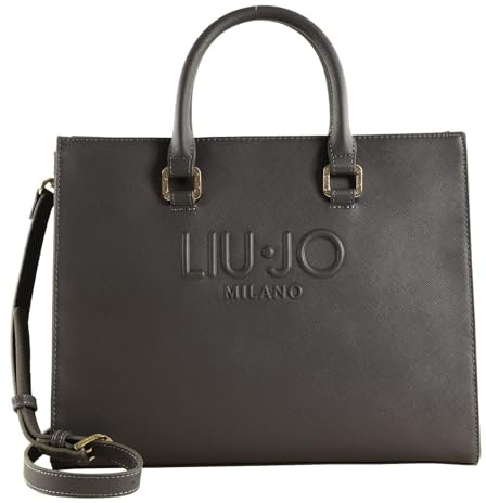Liu Jo borsetta borsa shopper Halona ECS Tote Bag Anthracite grigio scuro
