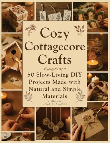 Cozy Cottagecore Crafts: 50 Slow-Living DIY Projects Made with Natural and Simple Materials (Craft it Slow)