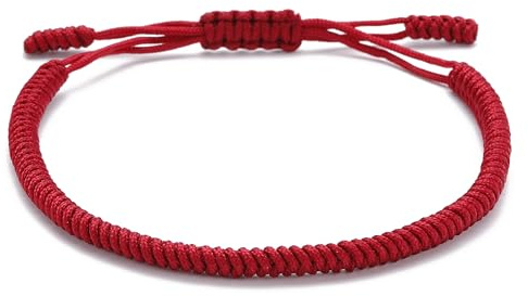LUCKY BUDDHIST Turarmband + För Tonåringar Män Kvinnor - Flätade Vänskapsarmband - Handgjorda med Kärlek - Tibetansk Stil - Justerbart Armband