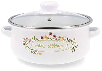 Quid Memory Cacerola Acero Esmaltado 20cm - 280cl Acero Carbonatado Apto Vitrocerámica Apto Eléctrico Antiadherente