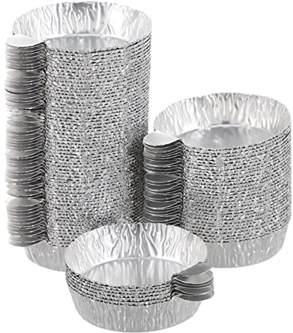 SEWOART 50pezzi Pesatura Alluminio Per Laboratorio Piatti Leggeri E Resistenti Per Campioni Per Polveri Design