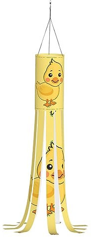 Halloween-Windsack, Gartendekoration, 101,6 cm, beleuchteter Windsack, schnell trocknend und leicht, Polyester-Material ohne leichtes Cartoon-Enten-Druck