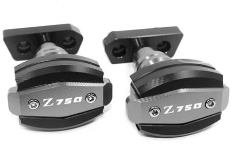 WUYUEY Sturzschutz Sturzpads für Motorrad Für KA&WASAKI Z750 Z 750 2007-2013 Motorrad Absturzsicherung Rahmen Slider Verkleidung Schutz Anti Crash Pad Schutz Geeignet(2)