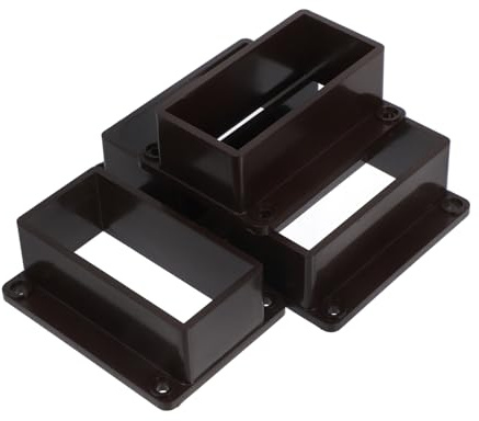INOOMP 4pcs Enhanced Safety Fence Base Support Plastic Wood Guardrail Connectors Railing Brackets Connector for Post