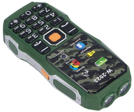 YUEHISY Stora Knappar Mobiltelefon för Seniorer, 2.6in Skärm Retro Olåst Telefoner med Trippel Sim 4800mAh Batteri, för äldre och Hörselskadade (GREEN)