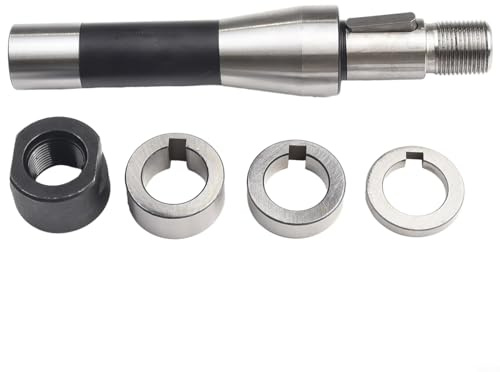 Albero di fresatura con codolo R8 da 22 mm per fresa a ingranaggi, fresa a faccia, sega da taglio, filettatura 7/16-20, supporto per attrezzi con trattamento antiossidante nero antiruggine