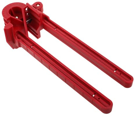 FELTECHELECTR Piegatubi Manuale 4 in 1 4 Slot per Tubi Rossi, Piegatura Precisa 0-180° in Acciaio Inox e Plastica, per Tubi di Rame e Installazioni Hvac