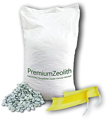 5 kg ZEOLITH 5-8 mm +2 Filtersäcke Filtermaterial Teichfilter Aquarium Gartenteich Filtermedium Filter Phosphatbinder Zeoliet Celolit Zelolit Zeolite Naturmineral