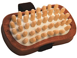 Croll & Denecke 60093 Cellulite-Handbürste mit Holznoppen