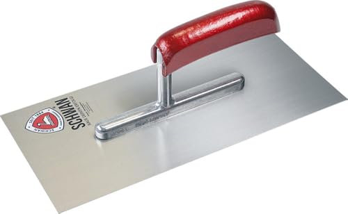 Schwan-Werkzeugfabrik Hermann Schwandt - Cazzuola per lisciare L. 280 mm B. 130 mm acciaio temprato 204010