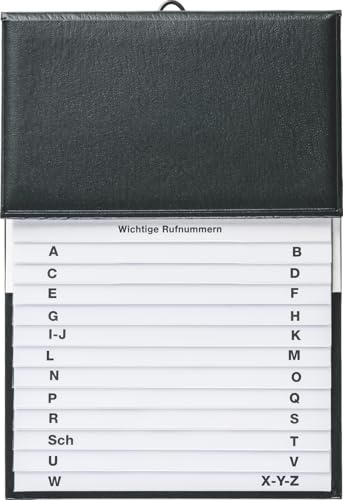 BRUNNEN 106433590 telefonregister skjul (16 x 22 cm) svart