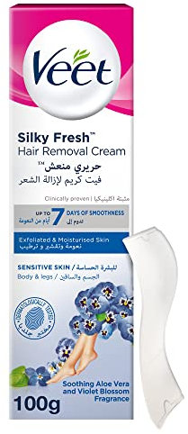 Veet Sensitive Skin Hair Removal Cream, 100g