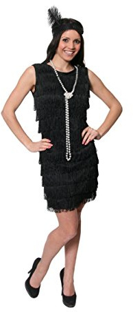 I Love Fancy Dress ILFD4520S Ladies Fringe Flapper (Small)