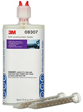 3M Self-Leveling Seam Sealer, 08307, Two-Part, Quick-Curing Epoxy, 200 mL/6.75 fl oz Cartridge