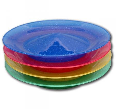 elliot 5311003 MB Jonglierteller Glitter, gelb Ø 25 cm