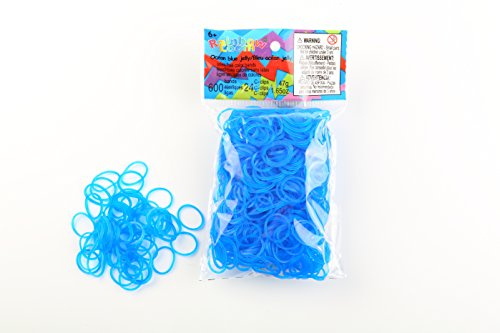 Elastiques Rainbow Loom Bleu Ocean Jelly