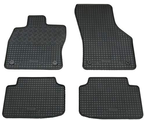 AD Tuning RI902396 Gummifußmatten Set, 4-teilig, Gummi Fußmatten