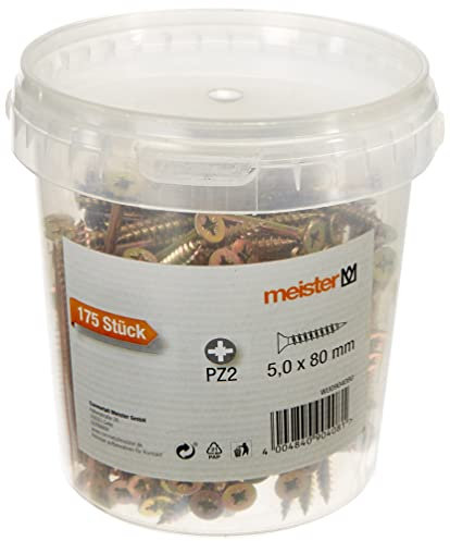 Meister Vis universelles 5 x 80 mm, 175 pièces, 904080