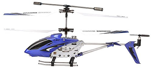 Syma S107G Mini 3.5 Hélicoptère Canaux Infrarouge RC avec gyrophare Bleu bleu